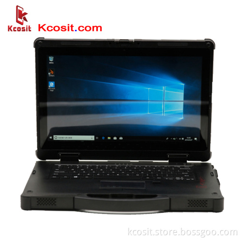 Rugged Laptop Tablet PC Windows 7 10 Waterproof Desktop Computer Intel i5 8250U 14" 8G RAM 128GB SSD Fingreprint HDMI